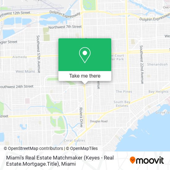 Miami's Real Estate Matchmaker (Keyes - Real Estate.Mortgage.Title) map