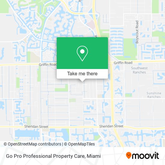 Mapa de Go Pro Professional Property Care