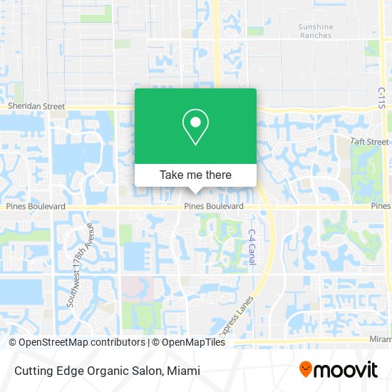 Cutting Edge Organic Salon map