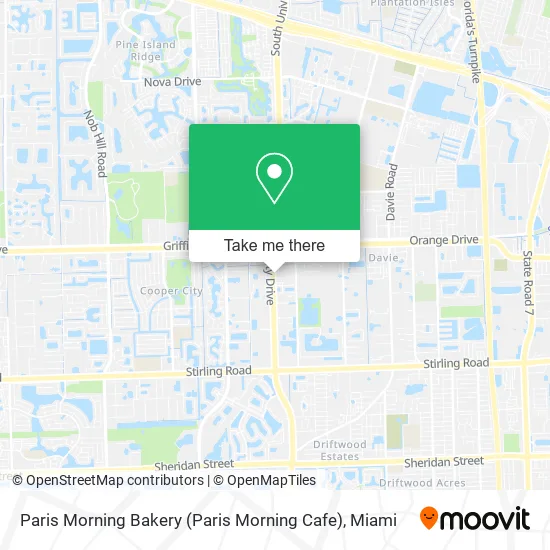 Mapa de Paris Morning Bakery (Paris Morning Cafe)