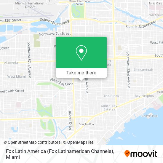 Mapa de Fox Latin America (Fox Latinamerican Channels)