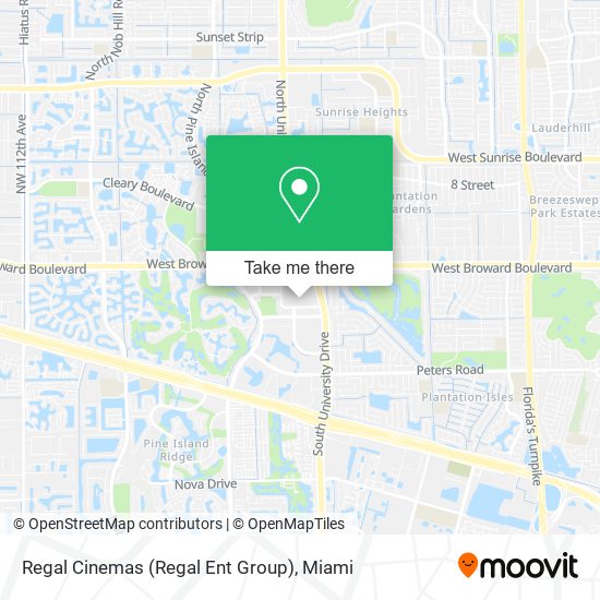 Regal Cinemas (Regal Ent Group) map