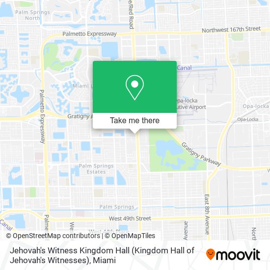 Jehovah's Witness Kingdom Hall (Kingdom Hall of Jehovah's Witnesses) map