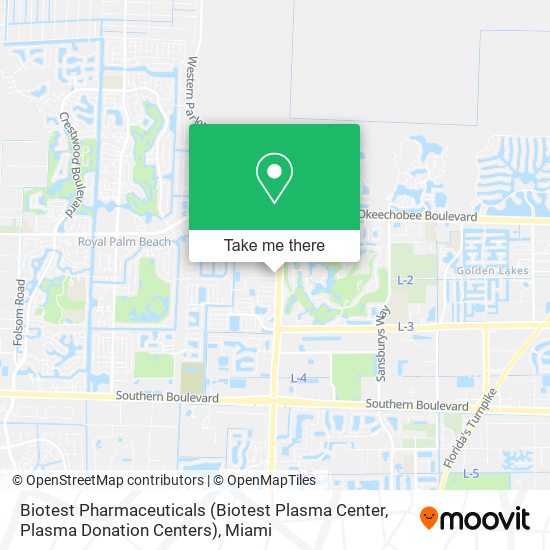 Biotest Pharmaceuticals (Biotest Plasma Center, Plasma Donation Centers) map