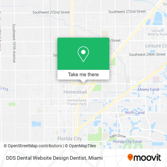 DDS Dental Website Design Dentist map