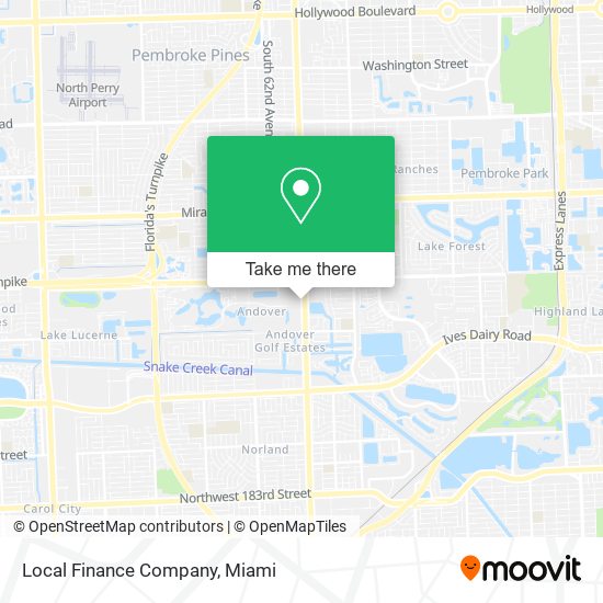 Local Finance Company map