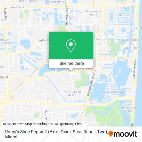 Mapa de Romy's Shoe Repair 2 (Extra Quick Shoe Repair Two)