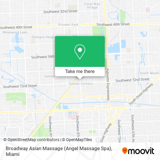 Mapa de Broadway Asian Massage (Angel Massage Spa)