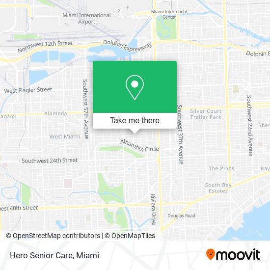 Hero Senior Care map