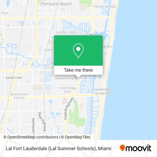 Mapa de Lal Fort Lauderdale (Lal Summer Schools)