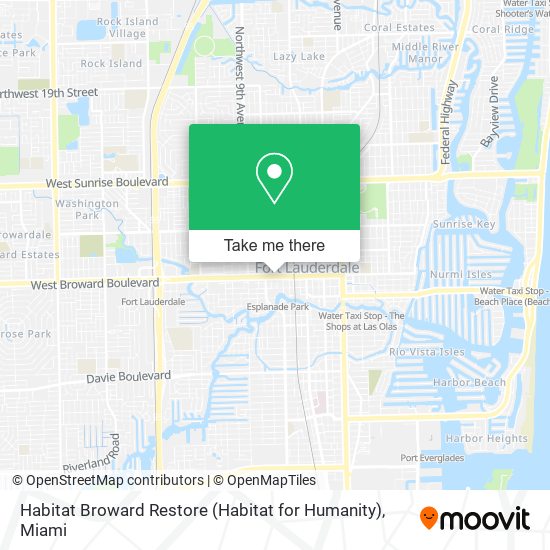 Habitat Broward Restore (Habitat for Humanity) map