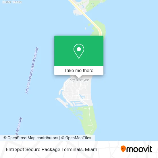 Entrepot Secure Package Terminals map