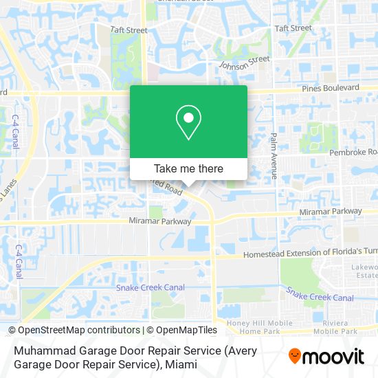 Mapa de Muhammad Garage Door Repair Service