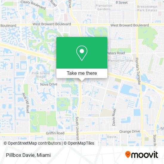 Pillbox Davie map