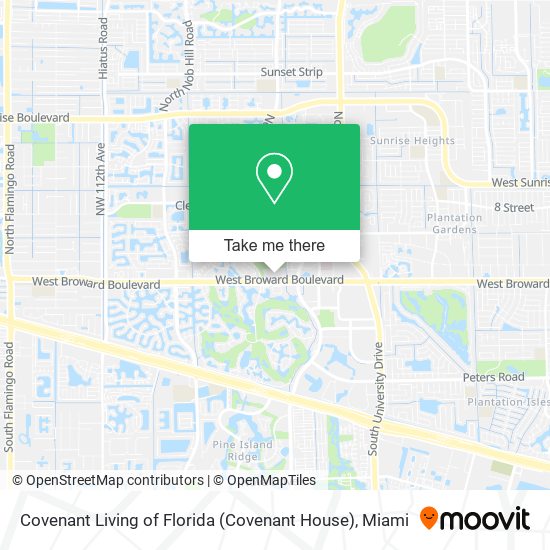 Covenant Living of Florida (Covenant House) map
