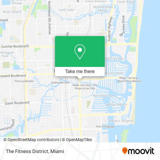 The Fitness District map