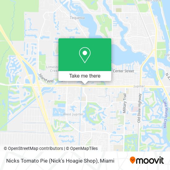 Mapa de Nicks Tomato Pie (Nick's Hoagie Shop)