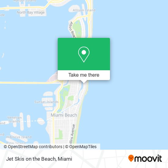 Jet Skis on the Beach map