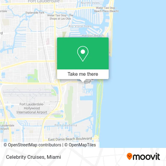 Celebrity Cruises map