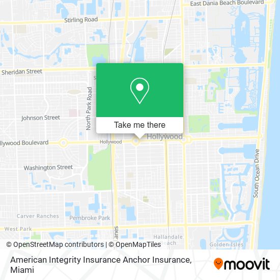 American Integrity Insurance Anchor Insurance map