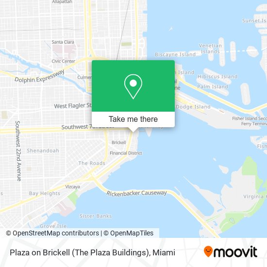 Plaza on Brickell (The Plaza Buildings) map