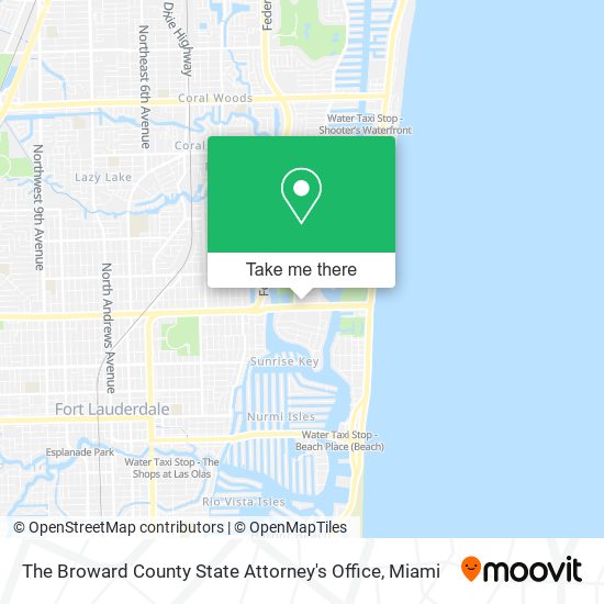 The Broward County State Attorney's Office map