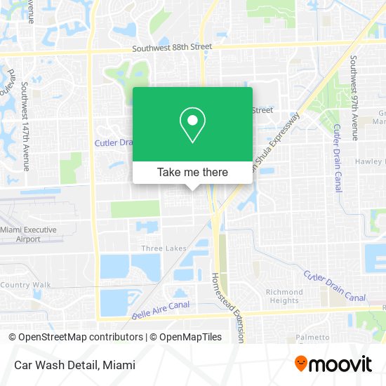 Car Wash Detail map