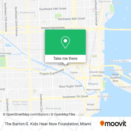 Mapa de The Barton G. Kids Hear Now Foundation