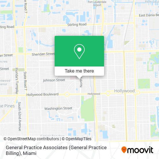 General Practice Associates (General Practice Billing) map