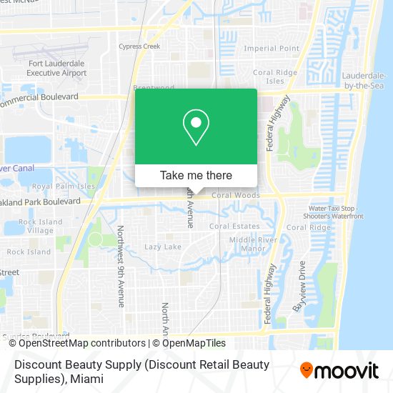 Mapa de Discount Beauty Supply (Discount Retail Beauty Supplies)