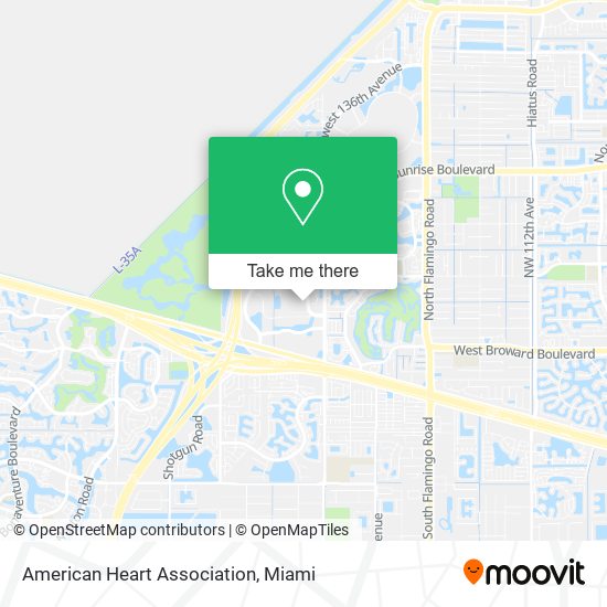 Mapa de American Heart Association