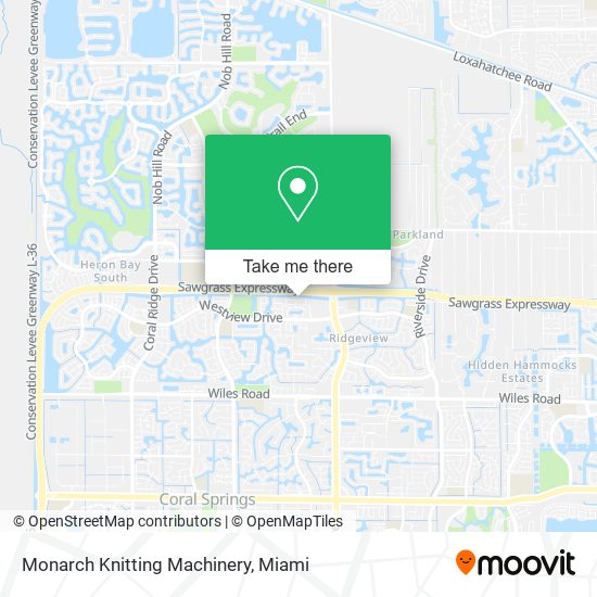 Mapa de Monarch Knitting Machinery