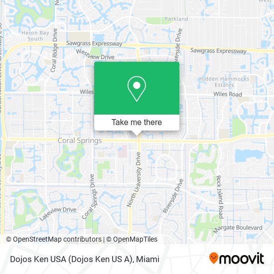 Dojos Ken USA (Dojos Ken US A) map