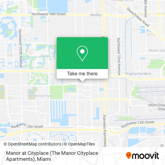 Manor at Cityplace (The Manor Cityplace Apartments) map
