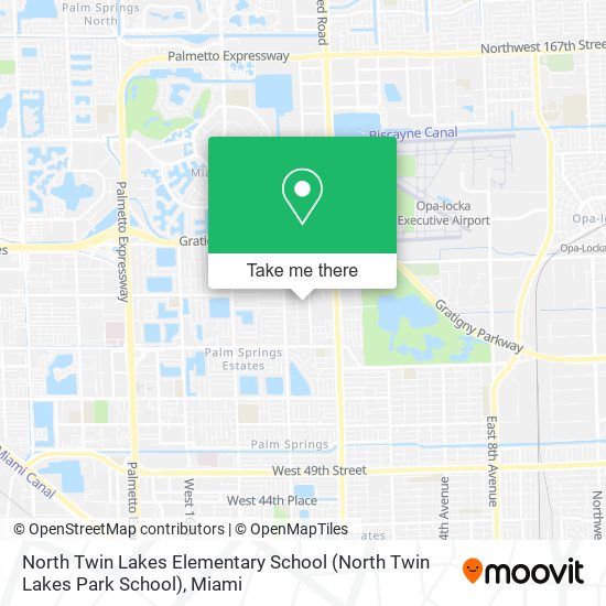 Mapa de North Twin Lakes Elementary School