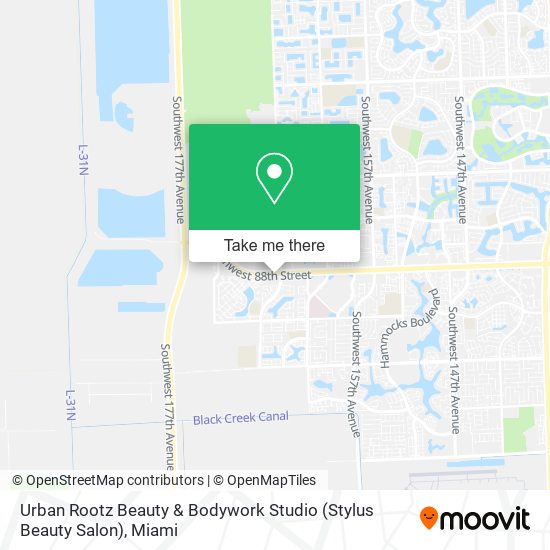 Urban Rootz Beauty & Bodywork Studio (Stylus Beauty Salon) map