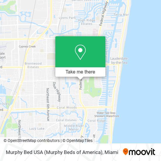 Mapa de Murphy Bed USA (Murphy Beds of America)