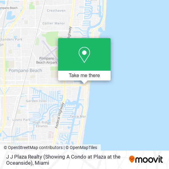 Mapa de J J Plaza Realty (Showing A Condo at Plaza at the Oceanside)