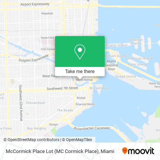 Mapa de McCormick Place Lot (MC Cormick Place)
