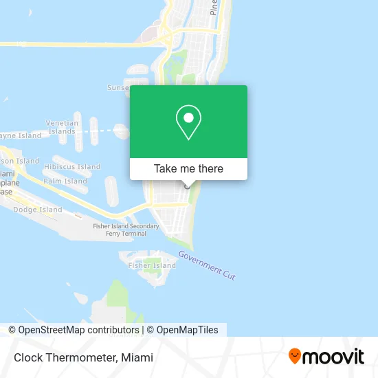 Clock Thermometer map