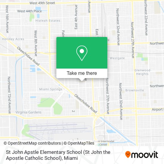 St John Apstle Elementary School (St John the Apostle Catholic School) map