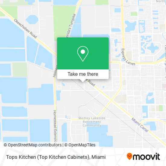 Tops Kitchen (Top Kitchen Cabinets) map