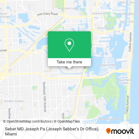 Mapa de Seber MD Joseph Pa (Joseph Sebber's Dr Office)