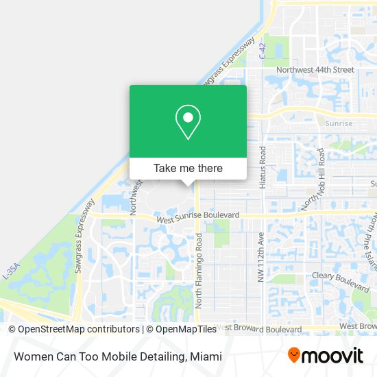 Women Can Too Mobile Detailing map