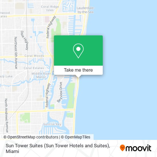 Mapa de Sun Tower Suites (Sun Tower Hotels and Suites)