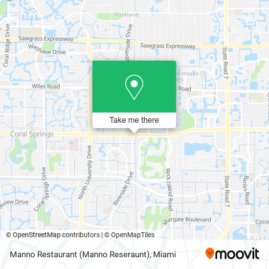 Mapa de Manno Restaurant (Manno Reseraunt)