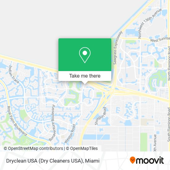 Mapa de Dryclean USA (Dry Cleaners USA)