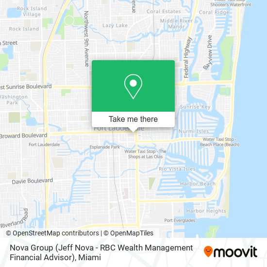 Mapa de Nova Group (Jeff Nova - RBC Wealth Management Financial Advisor)