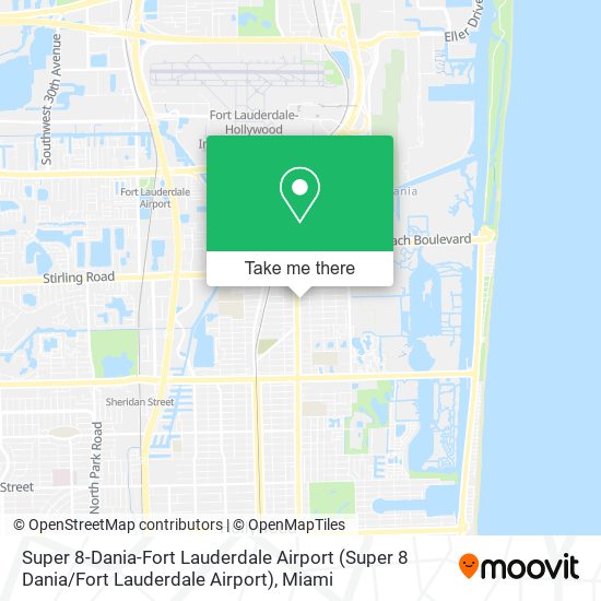 Mapa de Super 8-Dania-Fort Lauderdale Airport