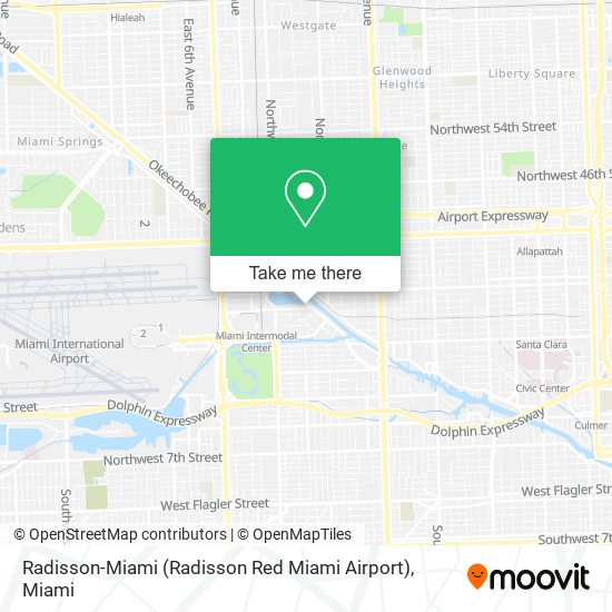 Radisson-Miami (Radisson Red Miami Airport) map